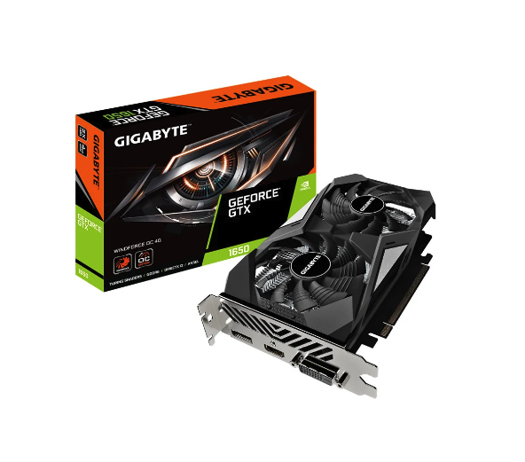 VGA Gigabyte GTX1650 D6 Windforce OC 4GB 2 Fan
