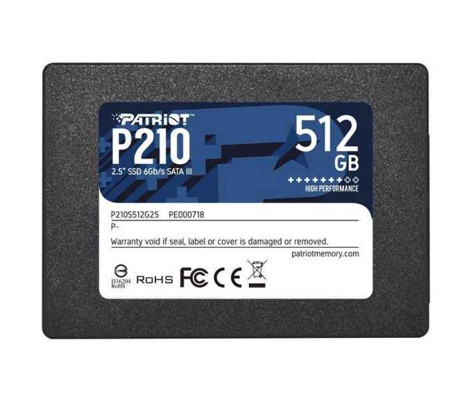 Ổ Cứng SSD 512GB Patriot P210 SATA III